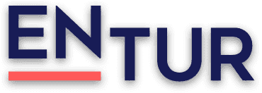 Entur-logo med pålagt skyggeeffekt