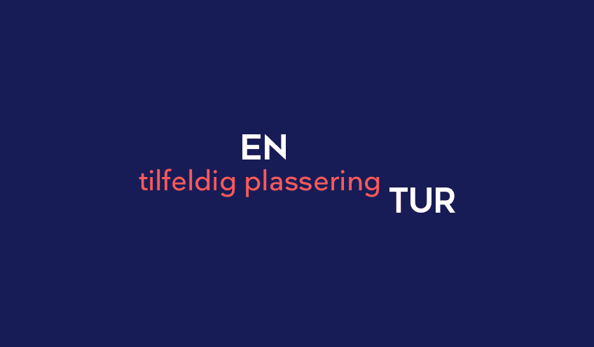 Sammenslått Entur-logo som ikke følger en av de tre aksene nevnt over